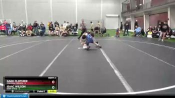 120 lbs Round 1 (4 Team) - Gage Clothier, Montana Maroon vs Isaac Wilson, Iowa White