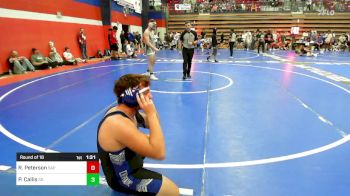 190 lbs Round Of 16 - Ryan Peterson, Sapulpa vs Peyton Callis, Sand Springs HS