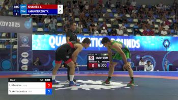 74 kg Qualif. - Ismail Khaniev, Uww vs Vatan Annaorazov, Turkmenistan