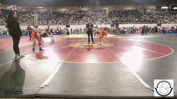 133 lbs Round Of 32 - Jaycie Hester, Yukon MS Girls vs Kennessa Cochran, Putnam City