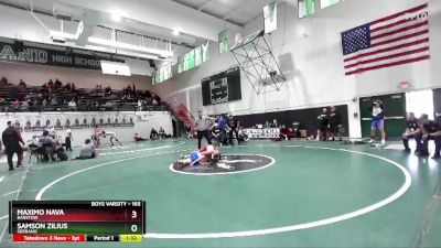 165 lbs Champ. Round 3 - Samson Zilius, Serrano vs Maximo Nava, Barstow