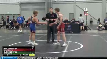 113 lbs 2nd Place Match (8 Team) - Nolan Crosby, Washington vs Carson Dupill, Tennessee