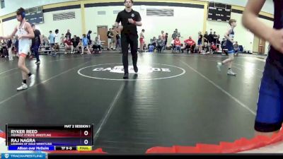 92 lbs Cons. Round 1 - Ryker Reed, Midwest Xtreme Wrestling vs Raj Nagra, Legends Of Gold Wrestling