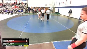 197 lbs Cons. Round 2 - Austin Winker, Carthage College vs Graham Young, Bryant & Stratton