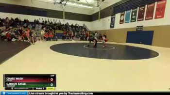 220 lbs Quarterfinal - Carson Sasse, Tonasket vs Chase Wash, Ferris