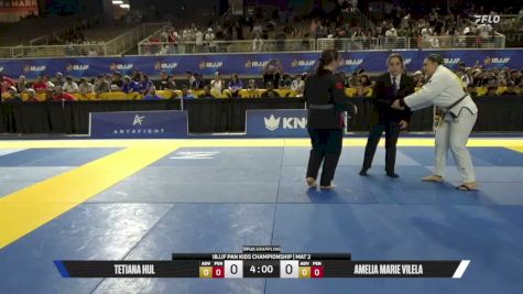 Tetiana Hul vs Amelia Marie Vilela 2026 Pan Kids Jiu-Jitsu IBJJF Championship