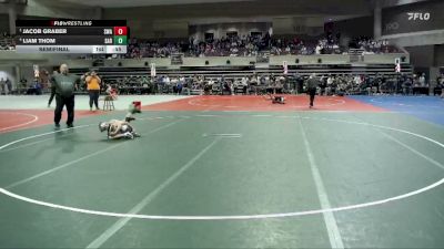 75 lbs Semifinal - Jacob Graber, Summit Wrestling Academy vs Liam Thom, Sartell