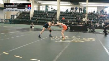 138 lbs 1st Place Match - Katerina Lange, Grand Valley State vs Claire DiCugno, North Central College
