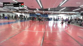 90 lbs Cons. Round 3 - Ava Hernandez, Fighting Squirrels Wrestling Club vs Orion Swanson, Team Real Life Wrestling