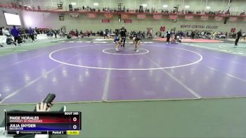 110 lbs Cons. Round 2 - Julia Snyder, Rochester vs Paige Morales, University Of Providence