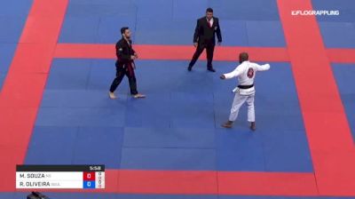 MATHEUS SOUZA vs RUAN OLIVEIRA 2018 Abu Dhabi Grand Slam Rio De Janeiro