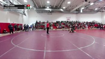 150 lbs Cons. Round 3 - Tyler Coats, Fossil Ridge vs Kellen Cousineau, ThunderRidge