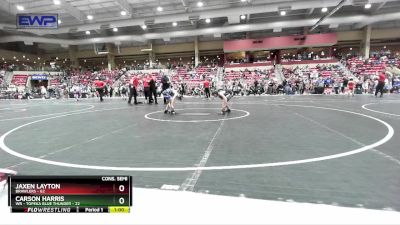 67 lbs Cons. Semi - Jaxen Layton, Brawlers vs Carson Harris, WR - Topeka Blue Thunder