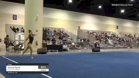 Emma David - Floor, Infiniti Elite #932 - 2021 USA Gymnastics Development Program National Championships