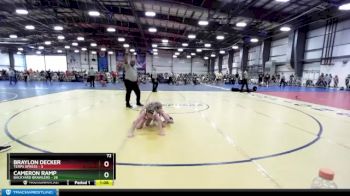 72 lbs Rd# 2 10:30am Friday - Cameron Ramp, Backyard Brawlers vs Braylon Decker, Terps XPress