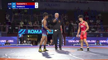 48 kg 1/4 Final - Yu Takemoto, Japan vs Ronit Sharma, India