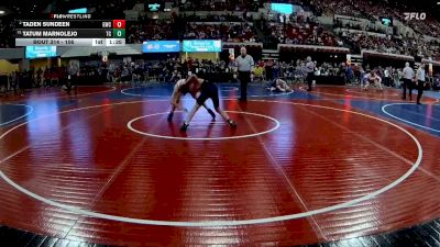 106 lbs Champ. Round 1 - Tatum Marnolejo, Team Champs vs Taden Sundeen, Glasgow Wrestling Club