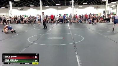 72 lbs Round 1 (4 Team) - Sam Forman, CTWHALE vs Cole Kokinda, Revolution Elite