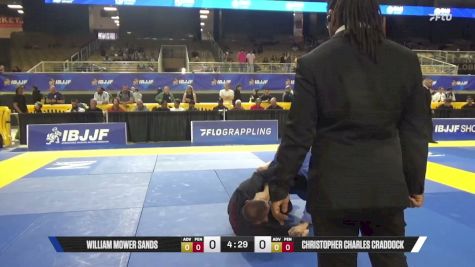 William Mower Sands vs Christopher Charles Craddock 2026 Pan Jiu Jitsu IBJJF Championship