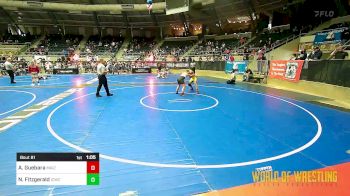 130 lbs Semifinal - Aaliah Guebara, Maize vs Noah Fitzgerald, Indian Creek Wrestling Club