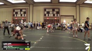 145 lbs Quarterfinals (8 Team) - Cole Pettet, American MMA & Wrestling vs Luke York, Revival Gray