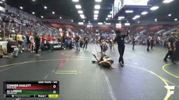 100 lbs Cons. Round 3 - Aj Lorenz, Delton WC vs Conner Haslett, Pack Elite