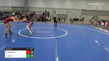 90 lbs Prelims - Natalia Martinez, Sooners Crimson vs Lily Lane, OK Supergirls Blue