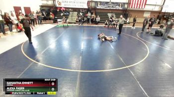 85 lbs 5th Place Match - Alexa Fager, Charger Wrestling Club vs Samantha Emmett, Uintah