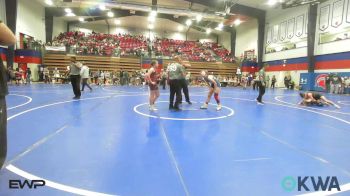 120 lbs Rr Rnd 3 - Evelyn Tillison, Fort Gibson Youth Wrestling vs Jemma Patteson, IRONMEN Wrestling Club