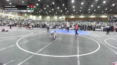 54 lbs Round Of 16 - Charles Tice, Orland WC vs Jayvion Santos, Buckaroo WC