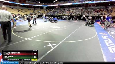 190 Class 3 lbs Semifinal - Blake Goodman, Bolivar vs Luca Riley, Belton