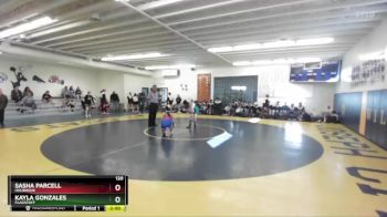 120 lbs Round 5 - Sasha Parcell, Holbrook vs Kayla Gonzales, Flagstaff