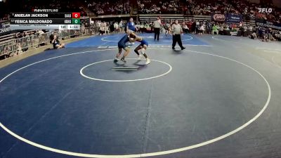 G 100 lbs Champ. Round 1 - Anjelah Jackson, East Ascension Girls vs Yesica Maldonado, Kenner Discovery Health Science Girls