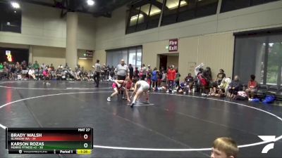 108 lbs Round 5 (6 Team) - Karson Rozas, Morris Fitness #2 vs Brady Walsh, Glasgow WA