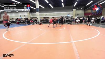 165 lbs Quarterfinal - Diego Martinez, Jflo Trained vs Jayden Cardona, Texas