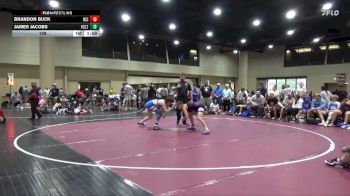 138 lbs Round 3 (6 Team) - James Jacobs, Vancleave Takedown Club vs Brandon Buck, Nashville Catholic Irish