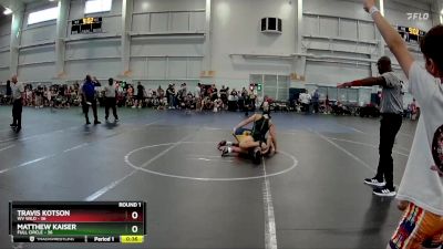 140 lbs Round 1 (8 Team) - Travis Kotson, WV Wild vs Matthew Kaiser, Full Circle