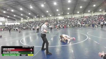 110 lbs Quarterfinal - Kolvin Thompson, Sanderson Wrestling Academy vs Jack Burdick, Sons Of Atlas