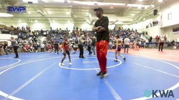 67 lbs Semifinal - Daxton Stewart, Vian Wrestling Club vs Levi Ezell, Tulsa North Mabee Stampede