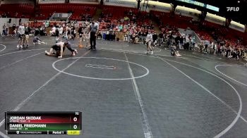 72 lbs Round 3 (8 Team) - Daniel Friedmann, Rogue WC vs Jordan Skodak, Xtreme Team