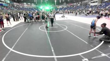 70 lbs Quarterfinal - Brison Romero, Colorado Regulators vs Lincoln Peck, Woodland Park Jr WC