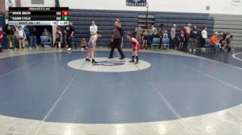 67 lbs Champ. Round 2 - Kash Colo, Bulldog Wrestling Club vs Bode Beck, Bulldog Wrestling Club