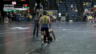 125 lbs Consi Of 16 #2 - Jayden Carson, Little Rock vs Bryson Valdez, Northern Colorado