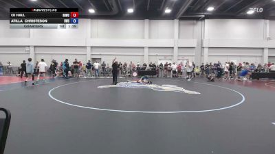 88 lbs Quarters - OJ Hall, Richmond Hill Wrestling Club vs Atilla Christeson, Bulls Wrestling Club