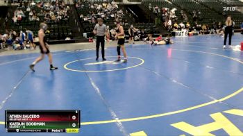 132 lbs Round 2 (16 Team) - Kaedun Goodman, Kearney vs Athen Salcedo, Bellevue West