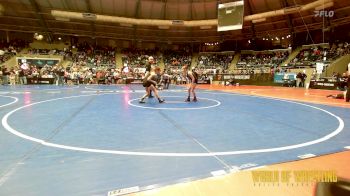 90 lbs Quarterfinal - Viola Foust, Tuttle Elite Wrestling Club vs Piper Weaver, Open Mats