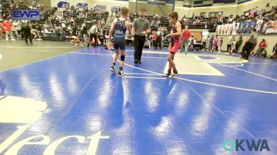 73 lbs Consi Of 8 #2 - Jessen Madrid, Chickasha Youth Wrestling vs Ryker Peck, Standfast OKC