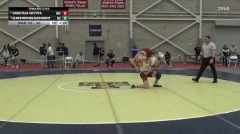 165 lbs Cons. Round 2 - Jonathan Neypes, Norwich vs Christopher McCarthy, Rhode Island College