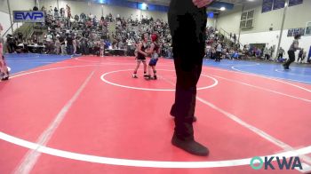 49 lbs Consi Of 8 #1 - Colton Fort, Wyandotte Youth Wrestling vs Marcus Dismuke, Miami Takedown Club