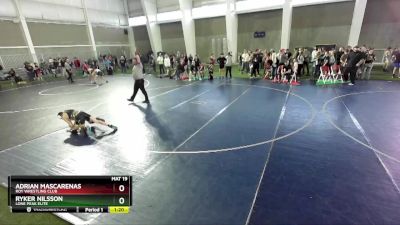 85 lbs Champ. Round 2 - Adrian Mascarenas, Roy Wrestling Club vs Ryker Nilsson, Lone Peak Elite